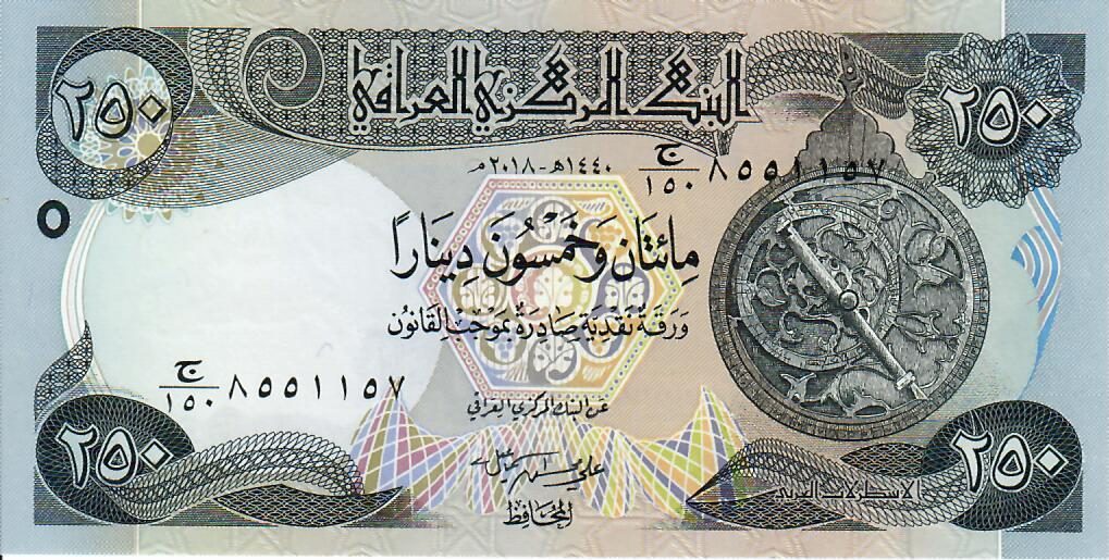 Iraqi dinar banknotes - the cash that makes up most of your Iraq travel cost