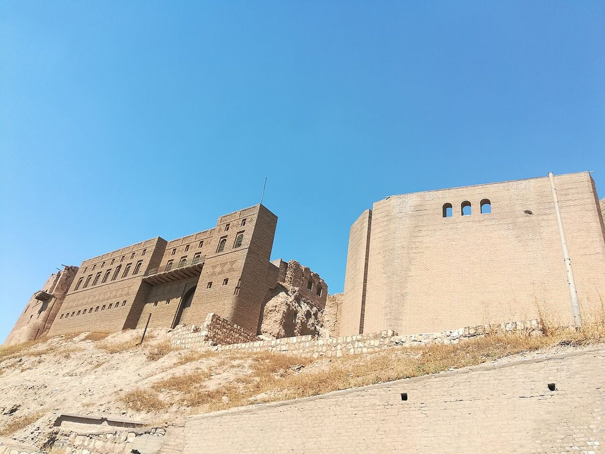 The Erbil Citadel rising over Iraqi Kurdistan's capital, the easiest city to base yourself when deciding where to stay in Iraq